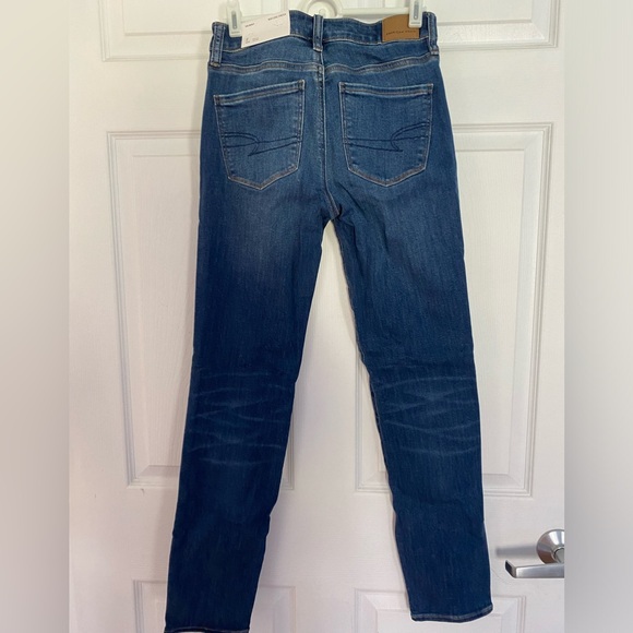 AE Next Level Stretch Deep Indigo Skinny Jeans - Picture 2 of 3